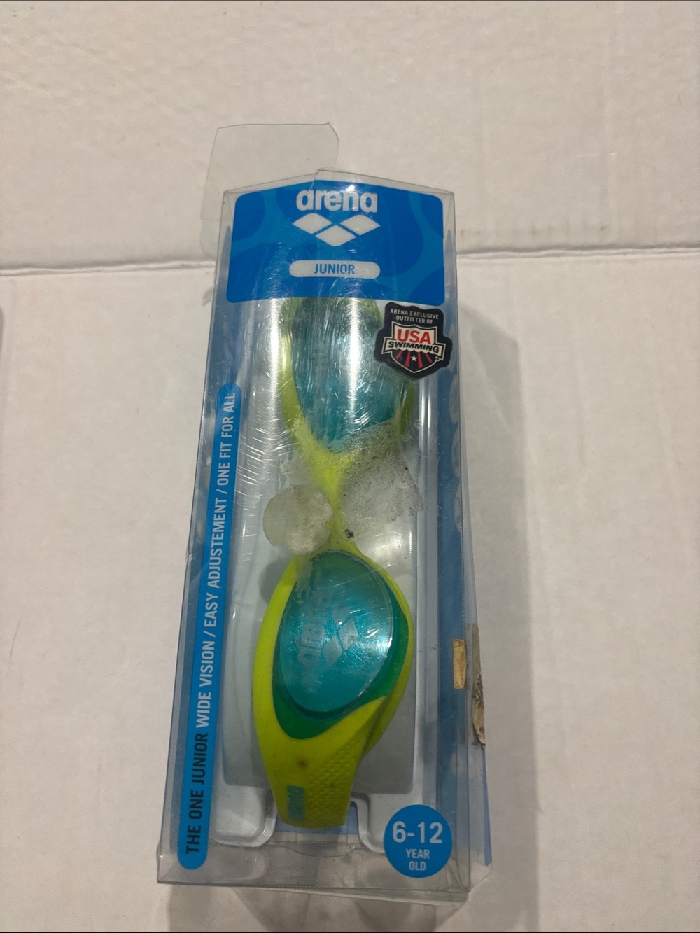 Arena  Junior Swim Goggles in Blue & Yellow
